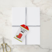 おもしろいクリスマスのギフトタグ ギフトタグ (より糸付き)