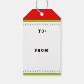 おもしろいクリスマスのギフトタグ ギフトタグ (裏面)