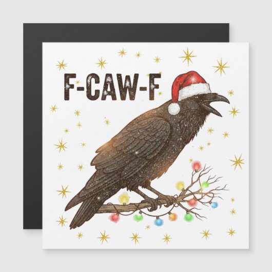 おもしろいクリスマスのクロウ ラベン F-CAW- F (正面/裏面)
