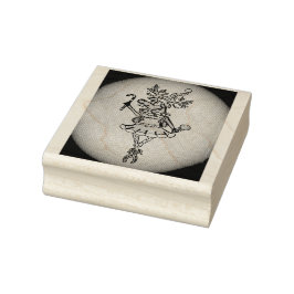 おもしろいクリスマスのトナカイ ラバースタンプ