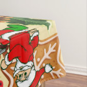 おもしろいクリスマスのトレッドミルサンクッキー テーブルクロス (インサイチュ)