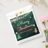おもしろいクリスマスのネオン記号パーティー フェイバーバッグ (封をした状態)
