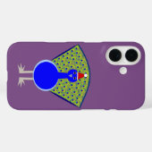 おもしろいクリスマスのピーコック Case-Mate iPhoneケース (裏面 (横))