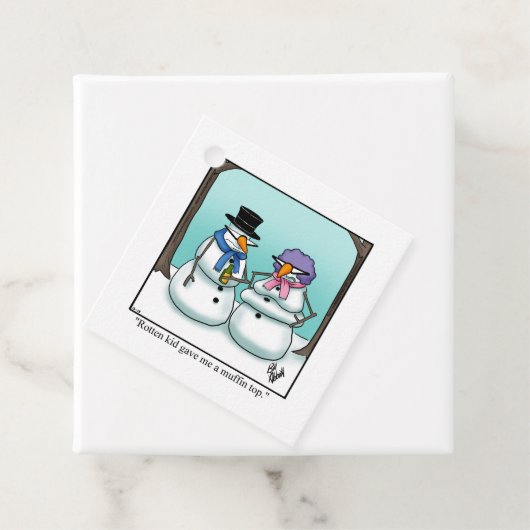 おもしろいクリスマスのプレゼントラベル フェイバータグ (インサイチュ)