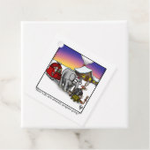 おもしろいクリスマスのプレゼントラベル フェイバータグ (インサイチュ)