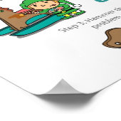 おもしろいクリスマスのポスター:問題解決の小人 ポスター (角)