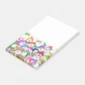 おもしろいクリスマスのポスト®ノート幸せな雪だるまパーティー ポストイット (アングル)