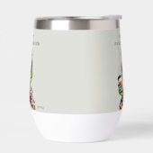 おもしろいクリスマスの不機嫌な緑の毛皮の女性 – ママ (左面)