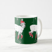 おもしろいクリスマスの予選Dall Sheep Ramカップ コーヒーマグカップ (正面右)