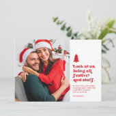 おもしろいクリスマスの写真を見る |赤 シーズンカード (スタンド正面)