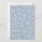 おもしろいクリスマスの写真ベビー外はコビディ シーズンカード (裏面)