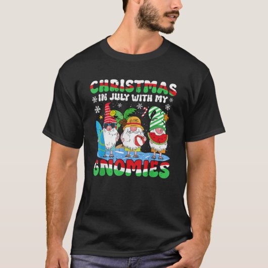 おもしろいクリスマスの夏休み格言 Tシャツ (正面)