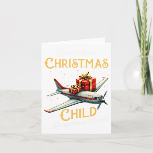 おもしろいクリスマスの子おもしろい家族の試合の操作 カード (正面)