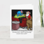 おもしろいクリスマスの挨拶状 シーズンカード (正面)