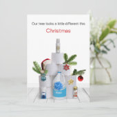 おもしろいクリスマスの木 シーズンカード (スタンド正面)