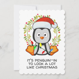 おもしろいクリスマスの歌 ペンギンの駄洒落 シーズンカード