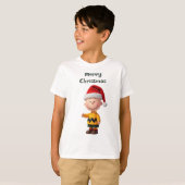おもしろいクリスマスの漫画 Tシャツ (正面フル)