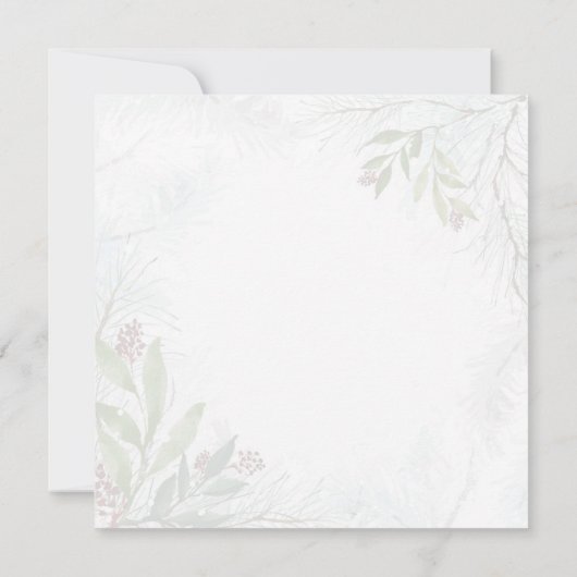 おもしろいクリスマスの猫と犬：かわいい動物のカード (裏面)