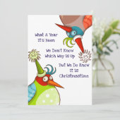 おもしろいクリスマスの祭日一年 シーズンカード (スタンド正面)