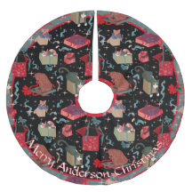 おもしろいクリスマスの箱の中の猫パーソナライズされた