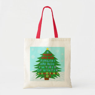 おもしろいクリスマスの詩 トートバッグ