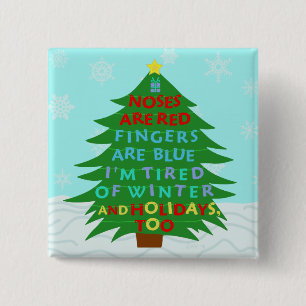 おもしろいクリスマスの詩 缶バッジ