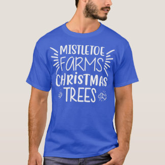 おもしろいクリスマスの贈り物ミスタントファームクリスマスツリー Tシャツ