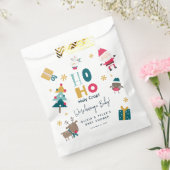 おもしろいクリスマスの赤ちゃんシャワー フェイバーバッグ (封をした状態)