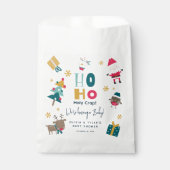 おもしろいクリスマスの赤ちゃんシャワー フェイバーバッグ (正面)