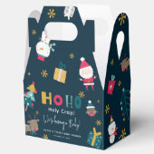 おもしろいクリスマスの赤ちゃんシャワー フェイバーボックス (オープン)