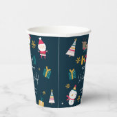 おもしろいクリスマスの赤ちゃんシャワー 紙コップ (右)