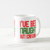 おもしろいクリスマスはクロスステッいけなチ コーヒーマグカップ (正面右)