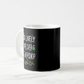 おもしろいクリスマスはサンタの岩を引き継ぐ可能性が高い コーヒーマグカップ (正面左)