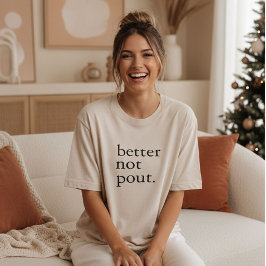 おもしろいクリスマスはパウシンプルト トライブレンドTシャツ