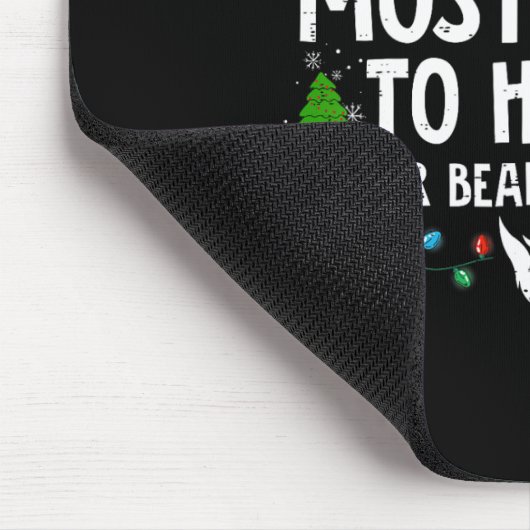 おもしろいクリスマスはSより髭が良い可能性が高い マウスパッド (コーナー)