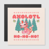 おもしろいクリスマスアクアリウムのカワイイ絵！ アクソロトル ホーホーホー！ (正面/裏面)