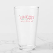 おもしろいクリスマスエグノグシーズンホリデーグラス タンブラーグラス (裏面)