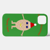 おもしろいクリスマスエッグiPadケース Case-Mate iPhoneケース (裏面 (横))