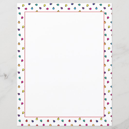 おもしろいクリスマスオーナメントイラストレーション文房具 (正面)