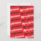 おもしろいクリスマスカクテルのパーティーを楽しもう 招待状 (裏面)