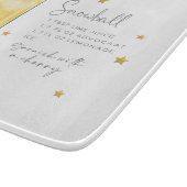 おもしろいクリスマスカクテル雪だるま式レシピ水彩 カッティングボード (角)