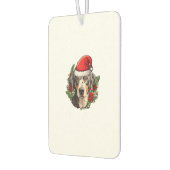 おもしろいクリスマスカタホウラレオパドッグ カーエアーフレッシュナー (左)