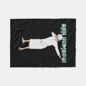 おもしろいクリスマスカロルダビングスクルージュナイトガウンバ フリースブランケット (正面(横))