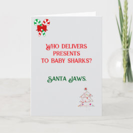 おもしろいクリスマスカードのデザイン カード