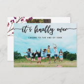 おもしろいクリスマスカードホリデーカード サンキューカード (正面/裏面)