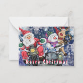 おもしろいクリスマスカード幸せなクリスマス最高のの友人 ノートカード (正面)