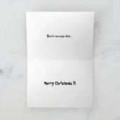 おもしろいクリスマスカード – クリスマスマウス シーズンカード (内部)