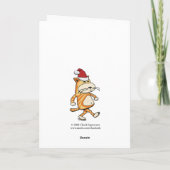 おもしろいクリスマスカード:サンタ・スタック シーズンカード (裏面)