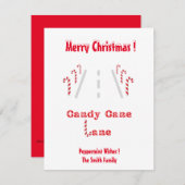 おもしろいクリスマスカード シーズンカード (正面/裏面)