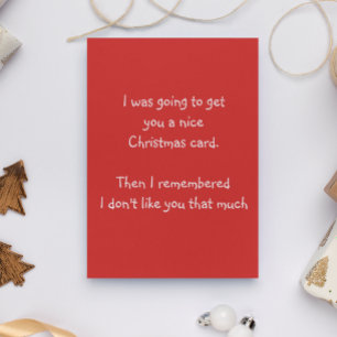 おもしろいクリスマスカード シーズンカード